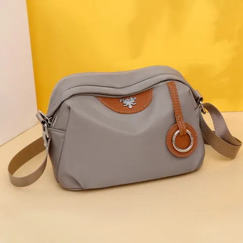 Women Oxford Cloth Crossbody Bag Casual Large Capacity Shoulder Bag Multi-Pocket Shell Bag Fashion Travel Purse