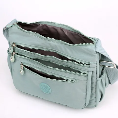 Women Oxford Cloth Crossbody Bag Casual Large Capacity Multi-Pocket Shoulder Bag Daily Casual Travel Handbag