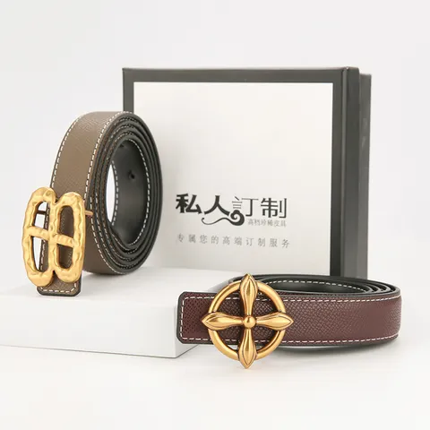 Ceinture en Cuir Véritable pour Femmes Ceinture de Taille Décontractée Minimaliste Avec Boucle en Métal Mode Pantalon Robe Ceinture Décorative