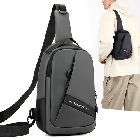 Herren Sling Tasche Wasserdichte Brusttasche Casual Umhängetasche Mehrzweck Reise Schultertasche Für Herren Urban Minimalistisch