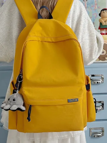 Sac à Dos d'École en Nylon Léger Sac de Voyage Décontracté pour Étudiants Filles