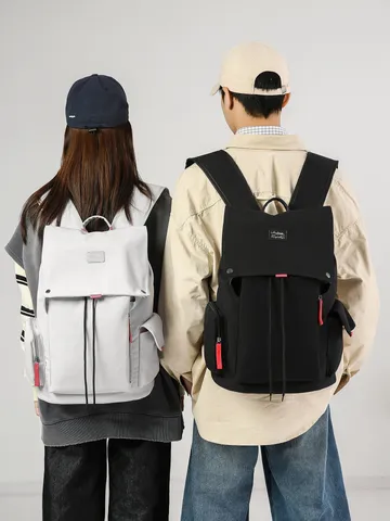 Casual Nylon Travel Backpack Large Capacity Laptop Bookbag Daily Commuter School Book Bag For Women And Men