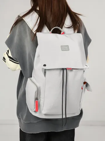 Casual Nylon Travel Backpack Large Capacity Laptop Bookbag Daily Commuter School Book Bag For Women And Men