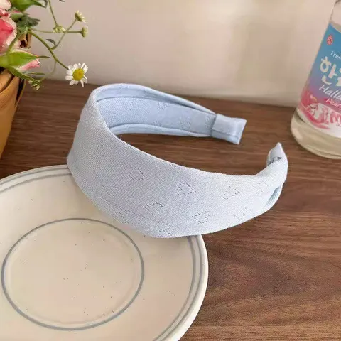 Gestrickter Breiter Rand Herz Haarreif Süßes Fleece Weiches Haarband Hohe Krone Kopf Reifen Haarschmuck Für Damen
