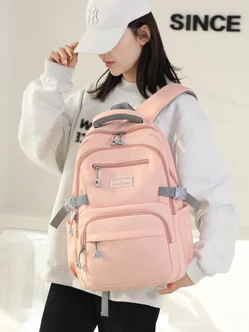 Zaino Scolastico Impermeabile Per Ragazze Grande Capacità Borsa da Viaggio Casual Borsa per Libri Leggera per Studenti