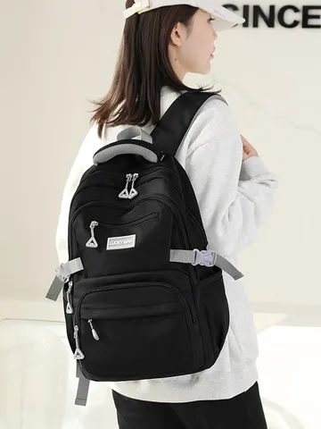Zaino Scolastico Impermeabile Per Ragazze Grande Capacità Borsa da Viaggio Casual Borsa per Libri Leggera per Studenti