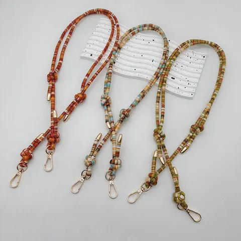 Polyester Cotton Boho Woven Bag Strap Colorful Ethnic Style Replacement Shoulder Crossbody Strap Metal Hook