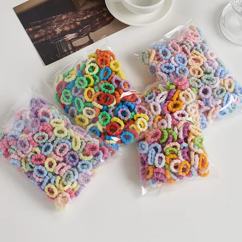 Elastici per Capelli per Bambini Alta Elasticità Elastici Senza Cuciture Elastici Colorati Carini Accessori per Capelli per Ragazze