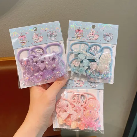 Bambini Simpatici Cartoni Animati Animali Elastici per Capelli in Resina Fiocco Bande Elastiche in Gomma Accessori per Capelli per Bambine
