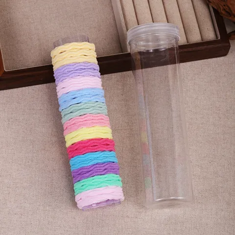 Latta Elastici per Capelli Colorati Fasce Elastiche di Gomma Design Ondulato per Coda di Cavallo Accessori per Capelli per Donne e Bambini
