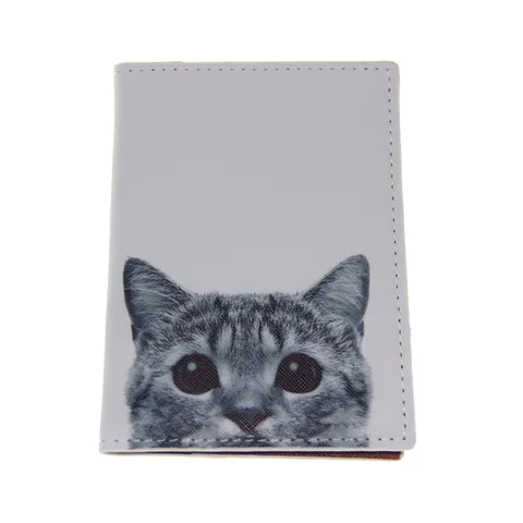 Cute Animal Printed PU Leather Passport Holder Travel Card Organizer Portable Waterproof ID Document Holder For Women Men