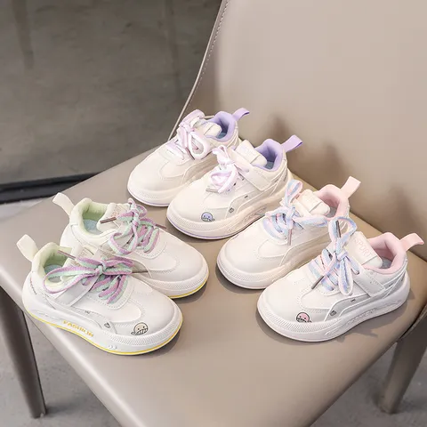 Kids Casual Sneakers Toddler Boys Girls Fashion Walking Shoes Soft Sole Lightweight Athletic Footwear