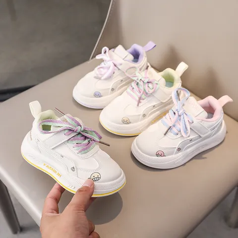 Kids Casual Sneakers Toddler Boys Girls Fashion Walking Shoes Soft Sole Lightweight Athletic Footwear