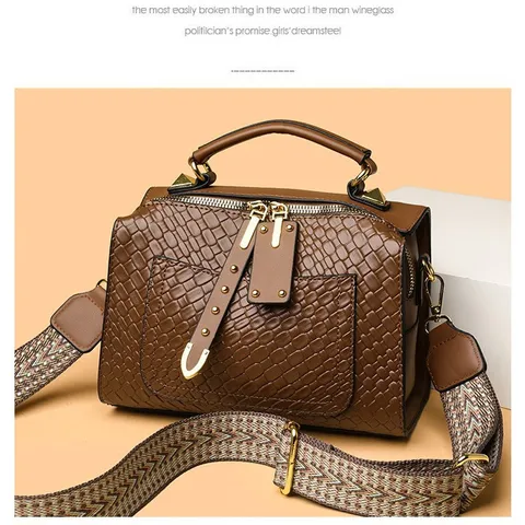 Retro PU Leder Damen Umhängetasche Vintage Gewebtes Muster Griff oben Satchel Bag Lässige Tägliche Umhängetasche Handtasche