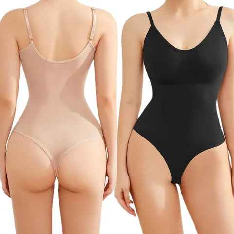 Γυναικείο Λαστέξ Bodysuit Μεγάλο Μέγεθος Έλεγχος Κοιλιάς Ανόρθωση Γλουτών Ελαστικό Ολόσωμο Εσώρουχο για Καθημερινό Αθλητισμό