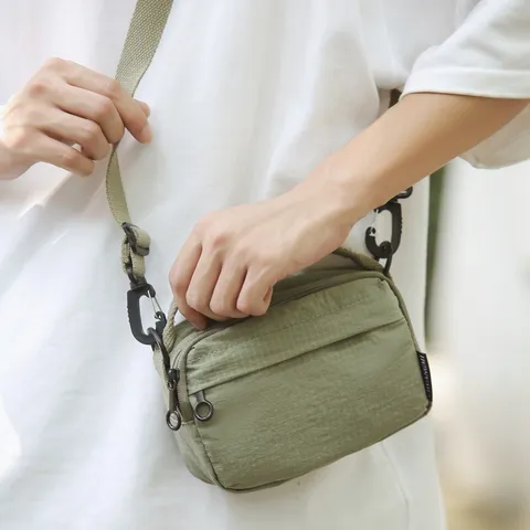 Damen Wasserdicht Nylon Kleine Umhängetasche Lässig Vielseitig Leichte Schultertasche