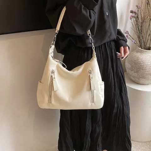Damen Große Kapazität Tote Tasche Mode PU Leder Lässig Umhängetasche Multifunktional Pendler Handtasche