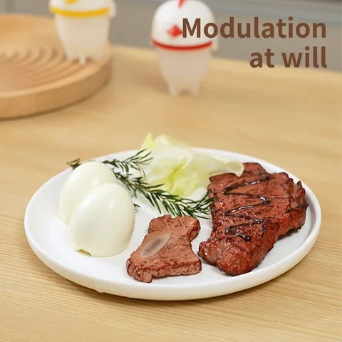 Silicone Egg Cooker Cute Cartoon Chicken Egg Boiler Non-Stick Reusable High Temperature Resistant Kitchen Cooking Tool