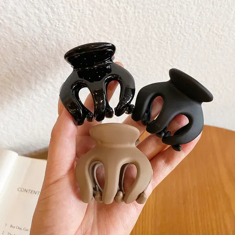 Molla per Capelli in Acrilico Grande Opaca Clip per Capelli Antiscivolo Accessori per lo Styling per Uso Quotidiano