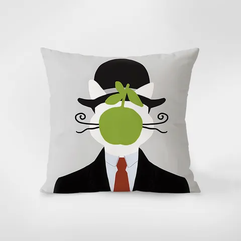 Σκανδιναβικό Modern Minimalist Throw Pillow Cover Cute Classic Cat Art Painting Velvet Cushion Cover For Sofa Living Room Bedside