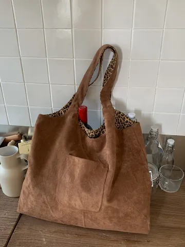 Große Kapazität Leopardenmuster Nylon Tragetasche Für Frauen Lässige Pendler Umhängetasche Einfache Mode Handtasche Top Griff Tasche
