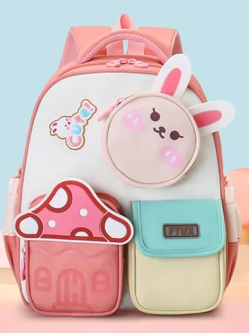 Kinder Süßes Cartoon Tier Rucksack Wasserdicht Leichter Schulranzen Kindergarten Büchertasche Für Jungen Und Mädchen