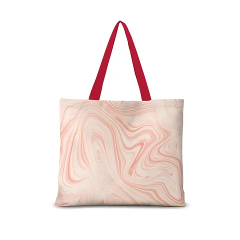 Sac Cabas en Toile de Coton et Lin à Imprimé Abstrait Littéraire pour Femmes Sac à Main d'Épaule Décontracté pour Étudiants