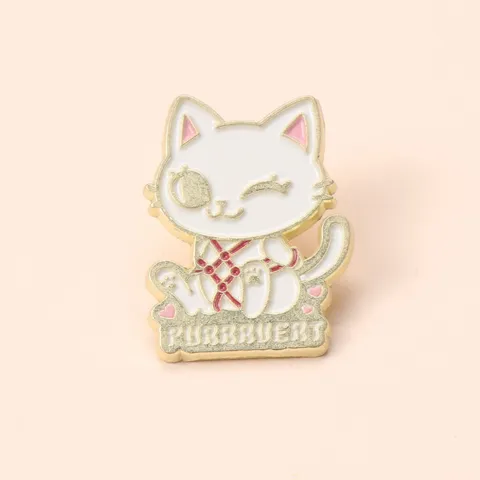 Broches Pin's en Émail Chat Chien Dessin Animé Drôle Badges d'Animaux en Alliage Meme Mignon Épingles à Revers pour Sacs à Dos Vestes Vêtements Bijoux Cadeau