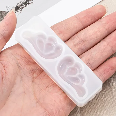 DIY Καλούπι Εποξικής Ρητίνης Σιλικόνης Σχήμα Φτερού Καλούπι Κρυστάλλου Ευέλικτο Καλούπι Χειροτεχνίας Για Κρεμαστό Μπρελόκ Κοσμήματα