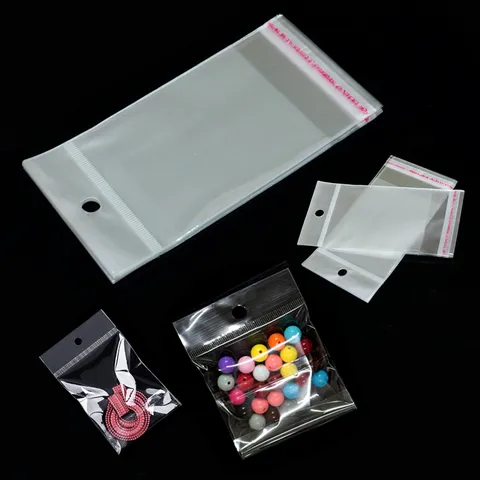 Transparent Self Adhesive Plastic Packaging Bags Resealable OPP Garment Gift Storage Bags Clear Poly Bags Wholesale