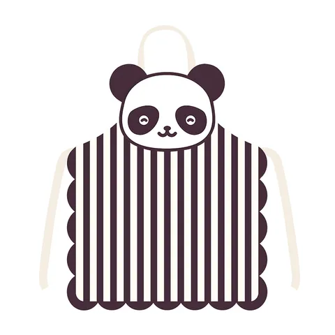 Tablier de Cuisine à Imprimé Animal deDessin Animé Polyester Anti-Salissure Tablier de Cuisine pour Adultes et Enfants Vêtements de Travail