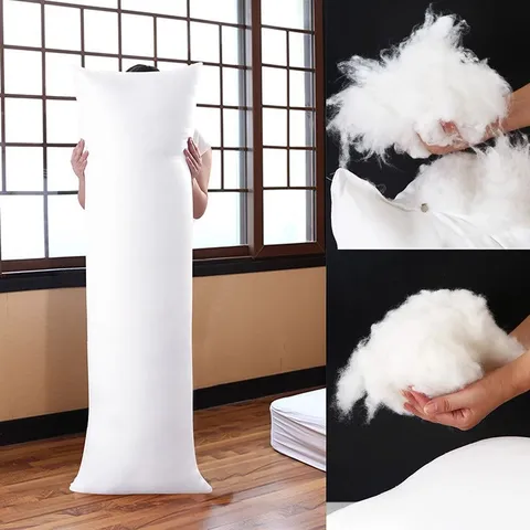 Fluffy Long Body Pillow Core Insert Soft Plush PP Cotton Anime Dakimakura Inner Pillow For Bedroom Bedding