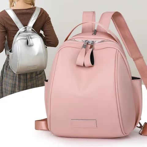 Women Fashion Shell Backpack Multi-Purpose Casual Travel Shoulder Bag PU Leather Waterproof Daily Daypack Bag