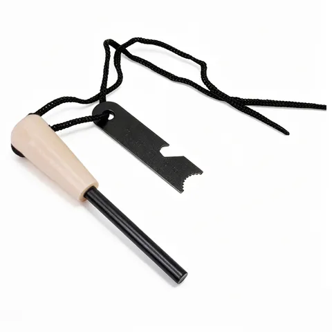 Outdoor Houten Handvat Magnesium Vuurstarter Kamperen Overlevingsgereedschap