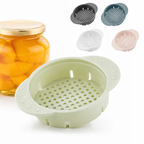 Küchen Dosenfutter Sieb Plastik Weitmund Dosenabtropfer Mit Doppelten Griffen Lebensmittel Filter Gadget Für Zuhause Kochen