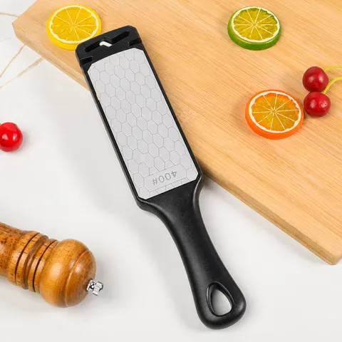 Household Multi Functional Knife Sharpener Double Sided Emery Sharpening Stone Kitchen Cooking Tool