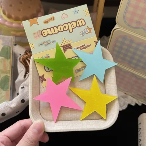 Sweet Acrylic Star Hair Clip Cute Glitter Star Hairpin Sweet Daily Hair Styling Accessories For Women Girls