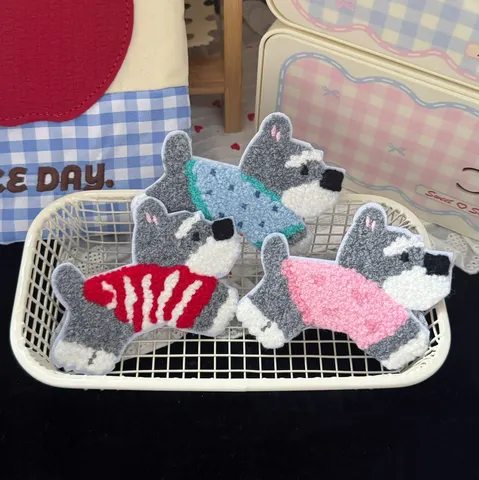 Cute Cartoon Puppy Plush Hair Clip Sweet Style Animal Dog Bangs Hairpin Fashion Hair Accessories For Women And Girls