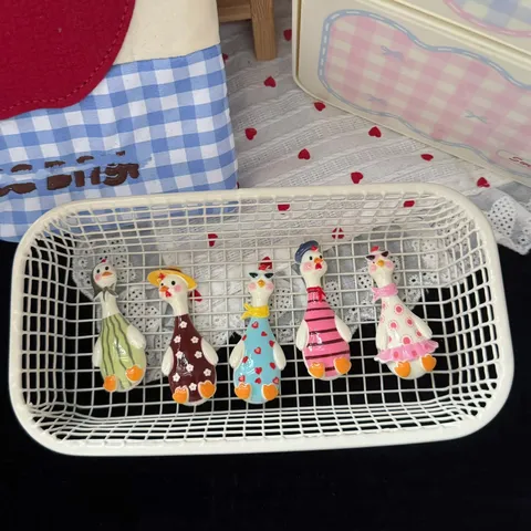 Mignon Drôle Petit Canard Épingle à Cheveux Résine Douce Fille Frange Pince Accessoires