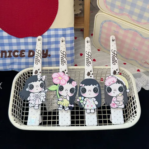 Sweet Cartoon Girl Acrylic Duckbill Hair Clip Large Hairpin Cute Hair Accessories For Women Daily Styling