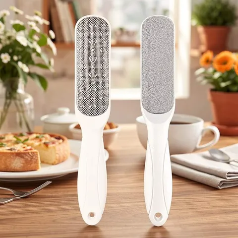 Double Sided Foot File Callus Remover Dead Skin Scraper Plastic Foot Care Tool Ergonomic Pedicure Tool