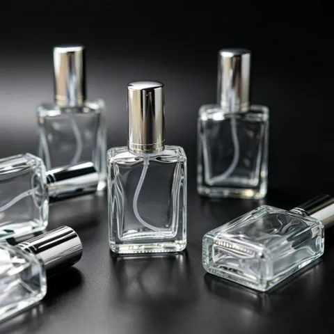 Empty Glass Perfume Atomizer Bottle Portable Refillable Travel Cosmetic Container Fine Mist Spray Bottle