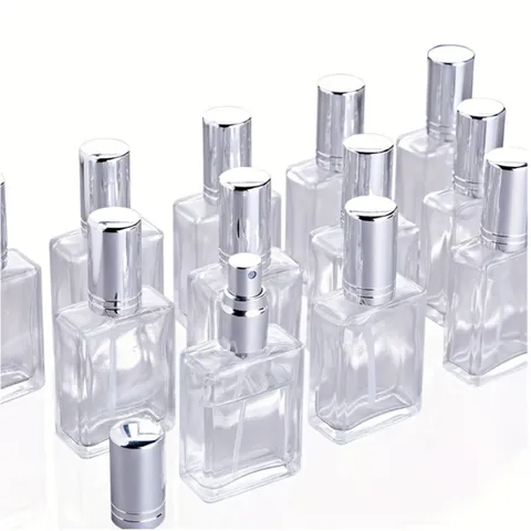Empty Glass Perfume Atomizer Bottle Portable Refillable Travel Cosmetic Container Fine Mist Spray Bottle