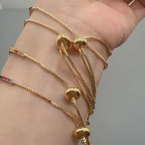 Fashion Alloy Rhinestone Cross Chain Bracelet For Women European Style Adjustable Link Cross Jewelry Gift