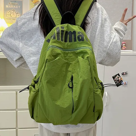 Large Capacity Travel Backpack Waterproof Nylon School Bookbag Casual Daypack For Teen Students Men And Women