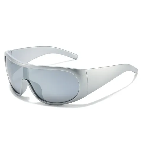 PC Frame Mode Groot Frame Sport Fietsen Zonnebril UV400 Bescherming Outdoor Zonnebril Voor Dames En Heren