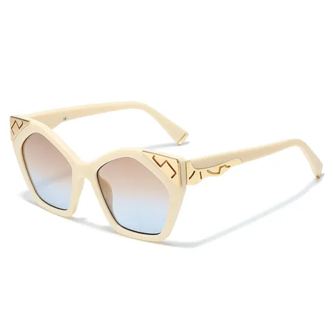 Fashion Cat Eye Sunglasses For Women Men Retro UV400 Protection PC Frame Outdoor Streetwear Sun Glasses Trendy Shades