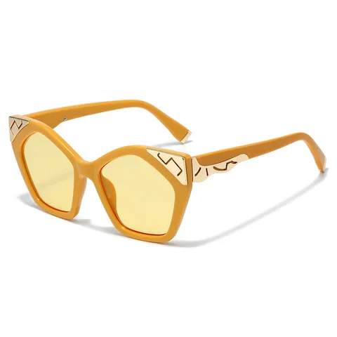 Fashion Cat Eye Sunglasses For Women Men Retro UV400 Protection PC Frame Outdoor Streetwear Sun Glasses Trendy Shades