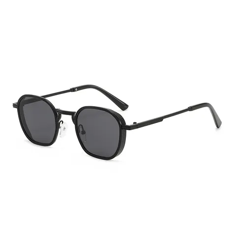 Retro Metaal Vierkante Zonnebril Voor Mannen Vrouwen UV400 Bescherming Mode Bril Casual Outdoor