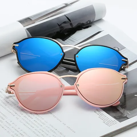 Mode Metalen Ronde Montuur Zonnebril Dames Heren Trend Retro Vintage Zonnebril Outdoor Casual Bril